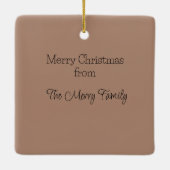 Stewart Black Modern Original Scottish Tartan Keramisch Ornament (Achterkant)