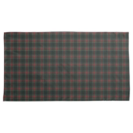 Stewart Black Modern Original Scottish Tartan Kussensloop (Voorkant-Rechts)