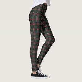 Stewart Black Modern Original Scottish Tartan Leggings