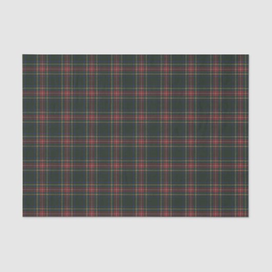 Stewart Black Modern Original Scottish Tartan Tissuepapier (Voorkant)