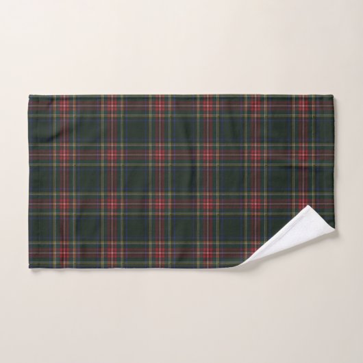 Stewart Black Modern Original Tartan Bad Handdoek (Handdoek)