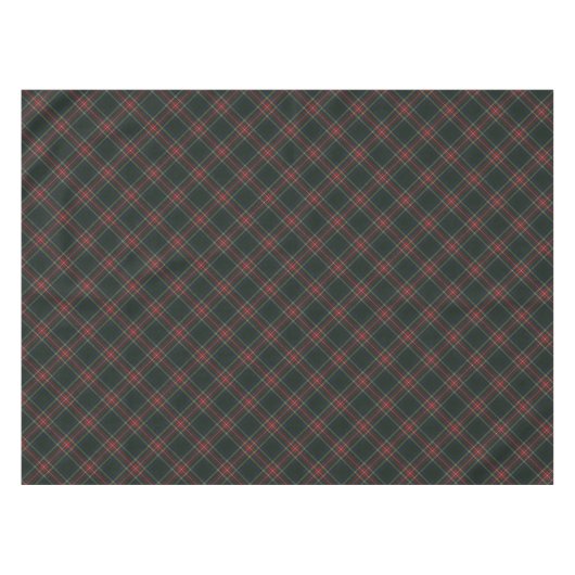 Stewart Black Modern Scottish Tartan Tafelkleed (Voorkant (Horizontaal))