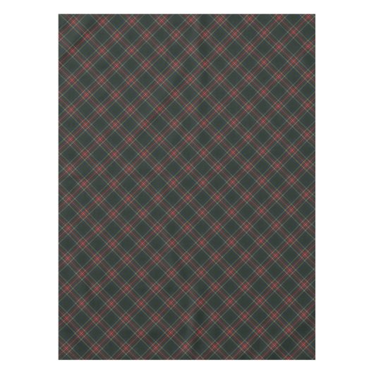 Stewart Black Modern Scottish Tartan Tafelkleed (Voorkant)