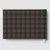Stewart Black Original Scottish Tartan Gastenboek (Achterkant)