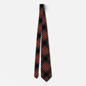 Stewart Black Original Scottish Tartan Neck Tie Stropdas (Achterkant)