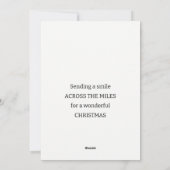 Stewart Black Scottish Tartan Brother Christmas  Feestdagenkaart (Achterkant)