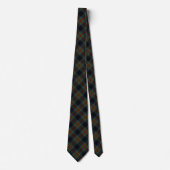 Stewart Black Tartan Stropdas (Voorkant)