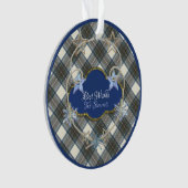 Stewart Blue Dress Ornament (voorkant)