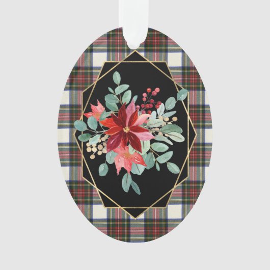 Stewart Blue Dress Ornament (voorkant)