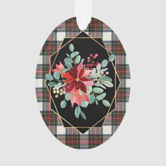 Stewart Blue Dress Ornament (achterkant)