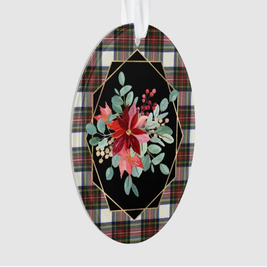 Stewart Blue Dress Ornament (voorkant)