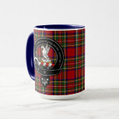 Stewart Clan Badge Combo 15oz Mok (Voorkant links)