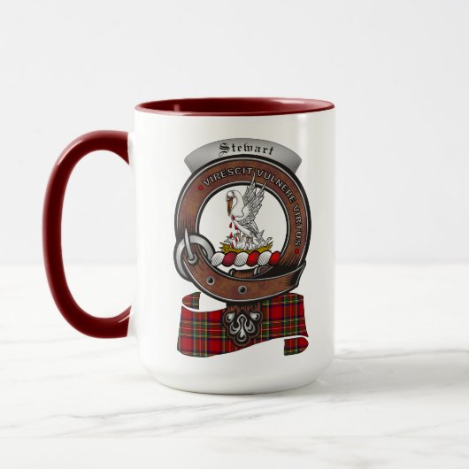 Stewart Clan Badge Combo 15oz Mok (Links)