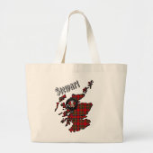 Stewart Clan Badge Jumbo Schoudertas Grote Tote Bag (Voorkant)