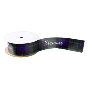 Stewart clan Hunting Pset Scottish tartan Satijnen Lint