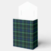 Stewart Clan Jacht Tartan Groen en Blauw Plaid Bedankdoosjes (Geopend)