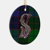 Stewart Clan Monogram sierent Keramisch Ornament (Rechts)