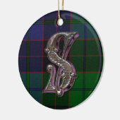 Stewart Clan Monogram sierent Keramisch Ornament (Links)