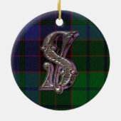Stewart Clan Monogram sierent Keramisch Ornament (Achterkant)