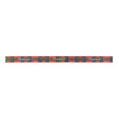 Stewart clan Pset Scottish tartan Satijnen Lint (Voorkant)