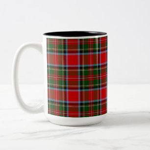 Stewart Clan Tartan Koffiemok Tweekleurige Koffiemok
