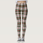 Stewart Clan Tartan Leggings (Voorkant)