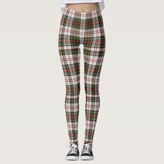 Stewart Clan Tartan Leggings (Voorkant)