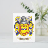 Stewart Coat of Arms (familiewapen) Briefkaart (Staand voorkant)