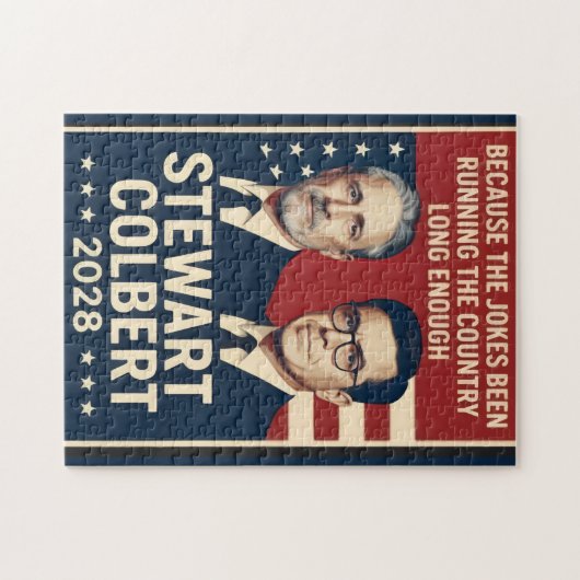 Stewart/Colbert 2028 Legpuzzel (Horizontaal)