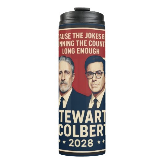 Stewart/Colbert 2028 Thermosbeker (Voorkant)