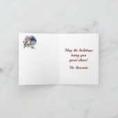 Stewart Crest & Tartan w/Robin Gepersonaliseerde X Kaart (Binnen)