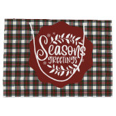 Stewart Dress Modern Scottish Tartan Large Gift Groot Cadeauzakje (Achterkant)