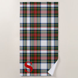 Stewart Dress Tartan Pset Beach Towel Strandlaken