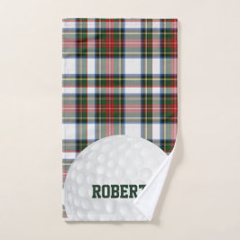 Stewart Dress Tartan Pset Golf Towel Handdoek