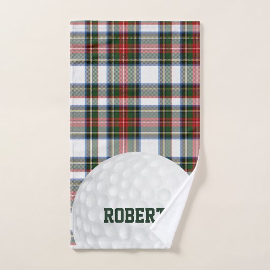 Stewart Dress Tartan Pset Golf Towel Handdoek (Handdoek)