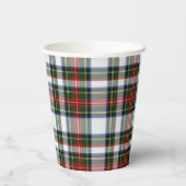 Stewart Dress Tartan Pset Paper Cups Papieren Bekers (Achterkant)