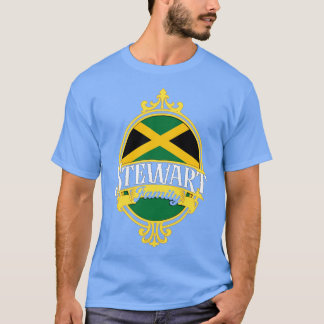 Stewart Familie Jamaica Vlag T-shirt