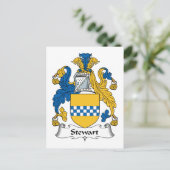 Stewart Family Crest Briefkaart (Staand voorkant)