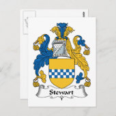 Stewart Family Crest Briefkaart (Voorkant / Achterkant)