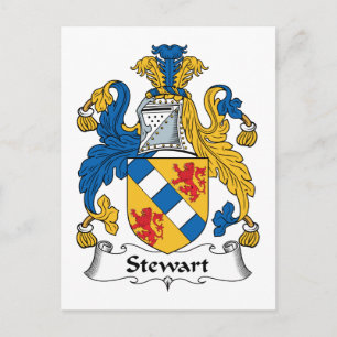 Stewart Family Crest Briefkaart