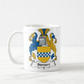 Stewart Family Crest Koffiemok (Links)