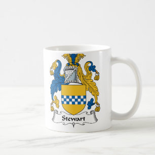 Stewart Family Crest Koffiemok