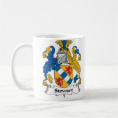 Stewart Family Crest Koffiemok (Links)