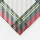 Stewart geruite Kerst Fleece Deken (Hoek)