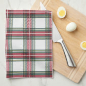 Stewart geruite Kerst Theedoek (Quarter Fold)