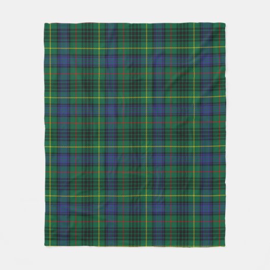 Stewart Hunting Modern Plaid Fleece Deken (Voorkant)