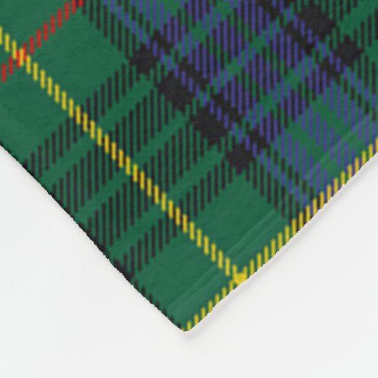 Stewart Hunting Modern Plaid Fleece Deken (Hoek)