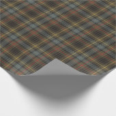Stewart Hunting Weathered Tartan Pset Pattern Cadeaupapier (Hoek)
