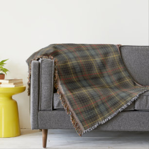 Stewart Hunting Weathered Tartan Pset Pattern Deken