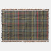 Stewart Hunting Weathered Tartan Pset Pattern Deken (Voorkant)